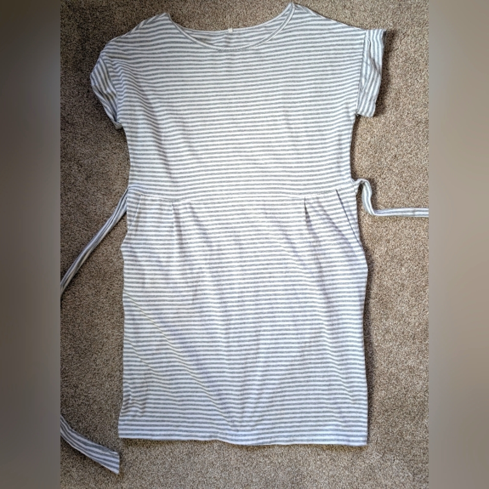Striped Dress with Pockets